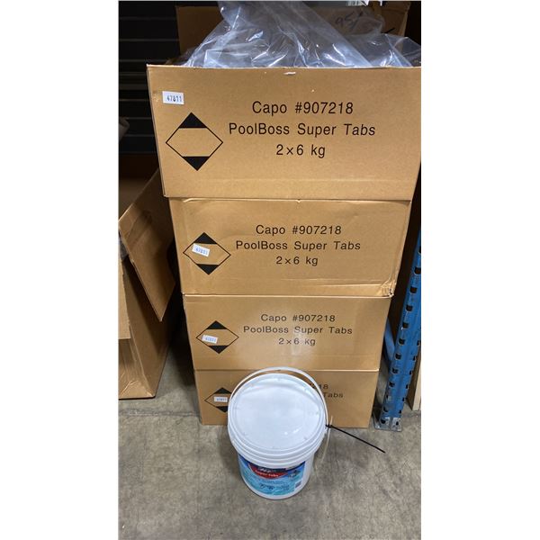 4-2 X 6KG BUCKETS OF POOL BOSS SUPER TABS