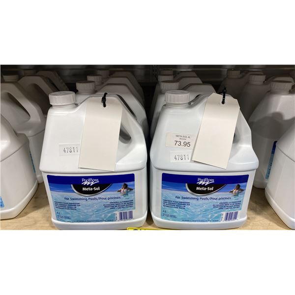 8-4L BOTTLES OF POOLBOSS META-SOL