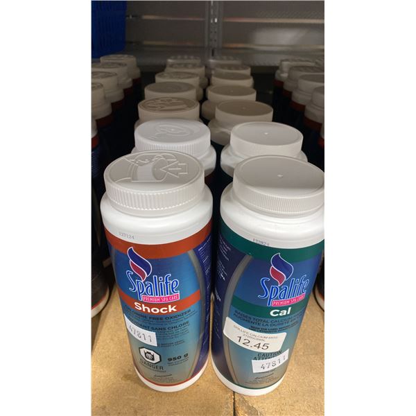 7-650G BOTTLES OF SPALIFE CAL AND 7-950G BOTTLES OF SPALIFE SHOCK