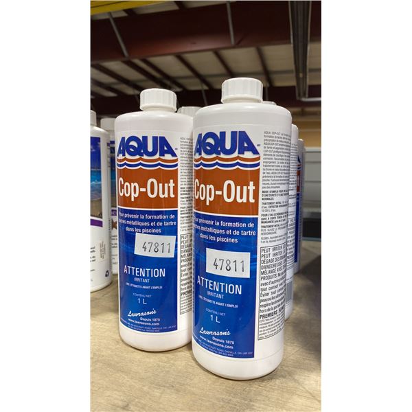 12-1L BOTTLES OF AQUA COP-OUT