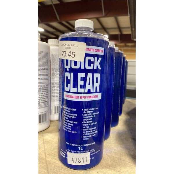 7-1L BOTTLES OF QUICK CLEAR