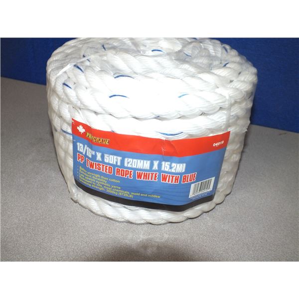 1 roll Of 13/16" x 50ft Rope