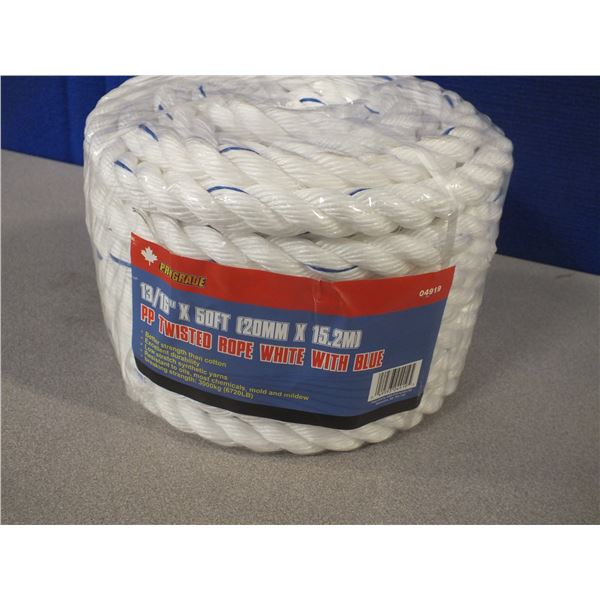 1 roll Of 13/16" x 50ft Rope