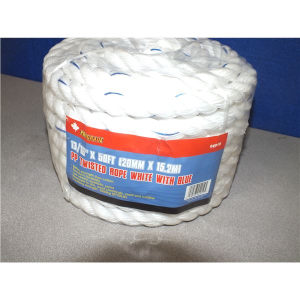1 roll Of 13/16" x 50ft Rope