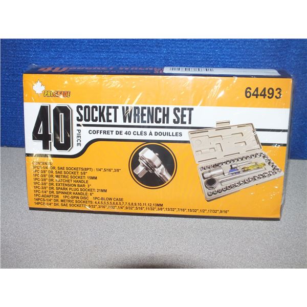 40pc Socket wrench Set