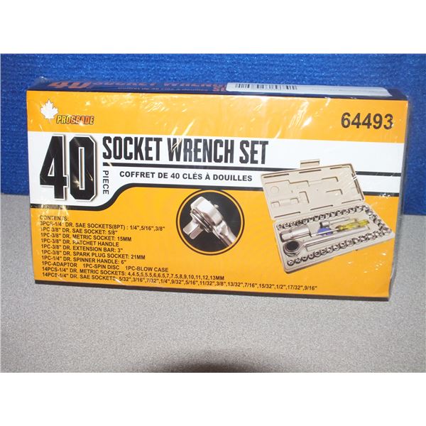 40pc Socket wrench Set