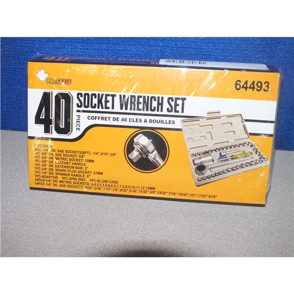 40pc Socket wrench Set