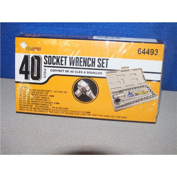 40pc Socket wrench Set