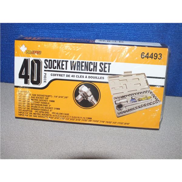 40pc Socket wrench Set
