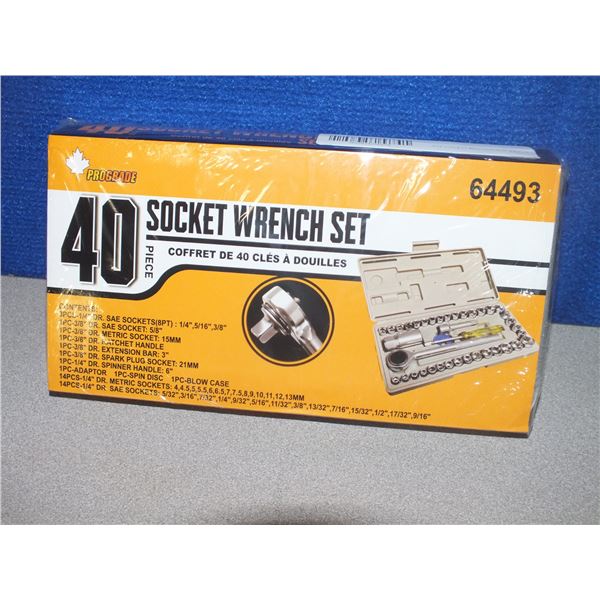 40pc Socket wrench Set