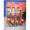 Image 1 : 4pc Ratchet Tie Down Set