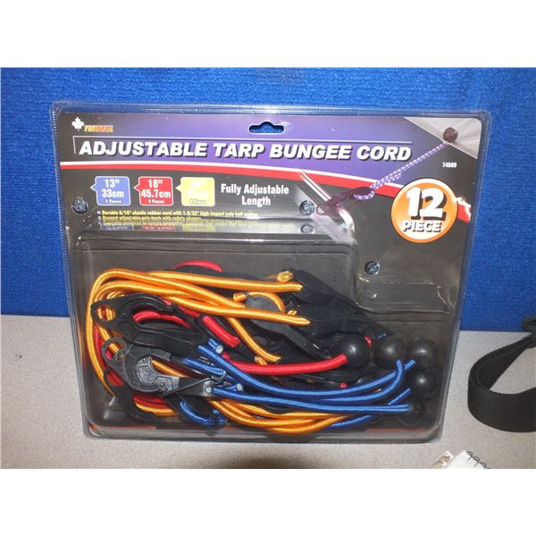 12pc Adjustable tarp Bungie Cords