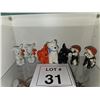 Image 1 : JAPANESE CERAMIC DOG FIGURINES LOT OF 5