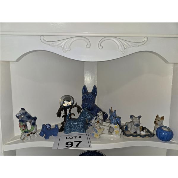 VINTAGE SCOTTISH TERRIER CERAMIC FIGURINES & NOVELTIES