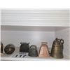 Image 2 : GROUP OF ANTIQUE IRON AND BRASS LIVESTOCK BELLS