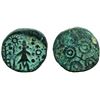 Image 1 : Ancient, Post Mauryan, Ujjain, (2nd-1st Century BC), Mahakal Type, Copper Unit, 6.61 gms, Obv. Stand