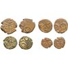 Image 1 : Ancient, Post Mauryan, Ujjain, (2nd-1st Century BC), Railed Tree type, Set of 4 coins, Copper Unit, 