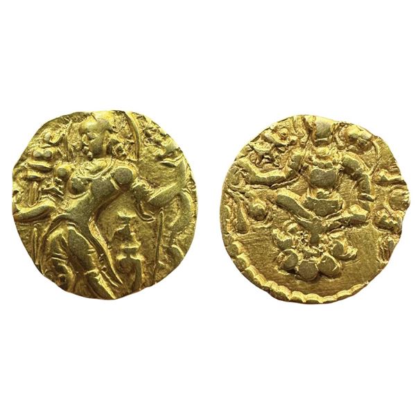 Gupta Empire, Chandragupta II (c. 375-415 AD), Gold Dinar, 7.74g, ‘Archer’ Type, O