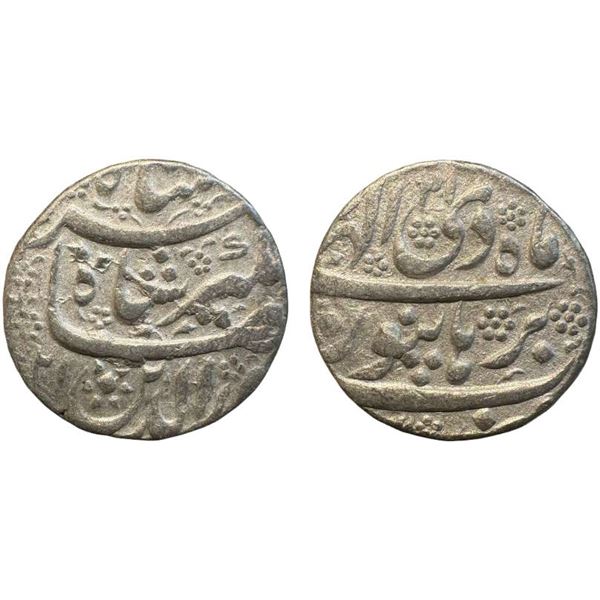 Jahangir (1605-1627 AD), silver rupee, Burhanpur mint, Di, AH xx/RY 21, (Ry 21 on both the sides obv