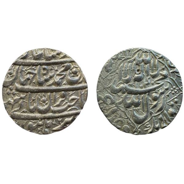 Shah Jahan (1628-1658 AD), silver rupee, Burhanpur mint, AH 1040, KM 229.2, 11.34g. Extreamly fine w