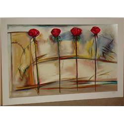 Lenner Gogli, Rose Fresco, Signed Serigraph