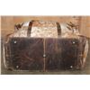 Image 8 : *Brand New* Brown and White 100% COWHIDE Leather DUFFLE BAG