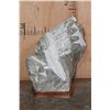 Image 1 : Large Alabaster Stone Indian Chief SCULPTURE on a Wood Base