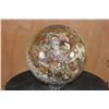 Image 1 : XXL OCEAN JASPER Mineral Sphere with Druzy Crystal Caves, Weight: 18 lbs