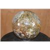 Image 6 : XXL OCEAN JASPER Mineral Sphere with Druzy Crystal Caves, Weight: 18 lbs