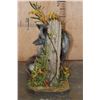 Image 6 : Life-sized SILVER FOX on a Decorative Base