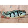 Image 1 : Big Reproduction PEACOCK BASS Fish Mounted on a Wood Wall Hanger