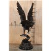 Image 6 : XXL Bronze "EAGLE" Sculpture after Jules Moigniez on a Marble Base, Weight: 40 lbs