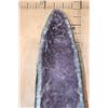 Image 6 : XXXL 3' 10" Tall AMETHYST GEODE Crystal Cathedral, Weight: 132 lbs (The Next Lot is its other half)