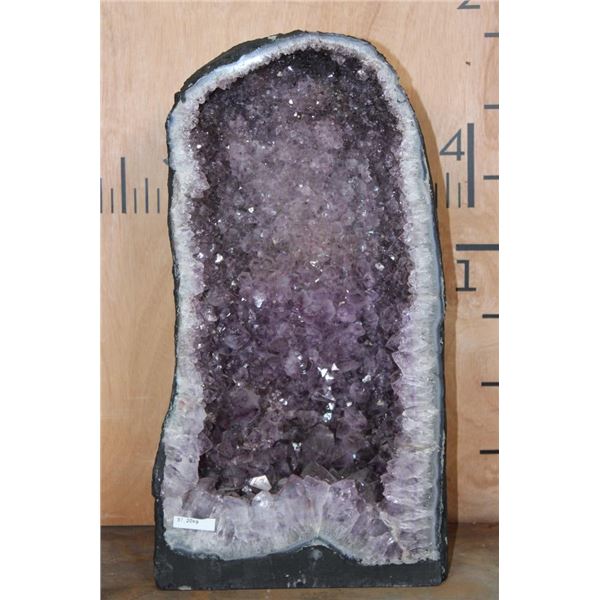 XL AMETHYST Crystal Geode Cathedral, Weight: 82 lbs