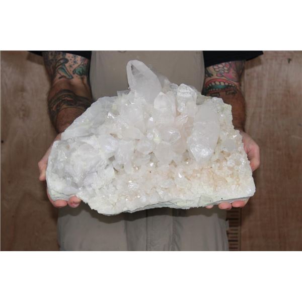 Massive Natural Arkansas CLEAR QUARTZ Cluster Specimen, Weight: 29 lbs