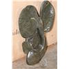 Image 3 : XXL Hand-carved SERPENTINE Stone ELEPHANT and Child Sculpture by Shona artisans in Zimbabwe