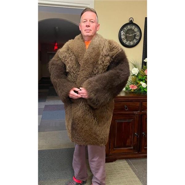American BUFFALO or BISON Robe or Coat, Size Mens XL or 44-46