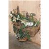 Image 2 : 3 *Real Skin* LARGE MOUTH BASS on a Decorative Wall Hanging Base