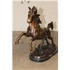 Image 3 : Big Bucking BRONCO Bronze Sculpture on a Marble Base, Weight: 31 lbs