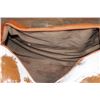 Image 7 : *Brand New* Brown and White Cowhide Leather DUFFLE BAG or Luggage with Fringe