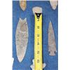 Image 13 : (27) Native American ARROWHEADS or Spear Points in a Display Case