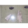 Image 8 : (27) Native American ARROWHEADS or Spear Points in a Display Case