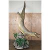 Image 3 : *Real Skin* Over 12' Long Life-sized "Swimming" CROCODILE on a Decorative Base with Wheels
