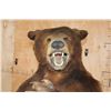 Image 5 : XXL Life-sized Standing Cinnamon Phase BLACK BEAR on a Wood Base