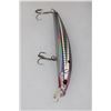 Image 10 : (3) Antique Wood FISHING LURES with (6) Old FISHING LURES in a Display Case