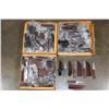 Image 1 : (150) *Brand New* Damascus Steel and Carbon Steel Fixed Blade and Folding KNIVES