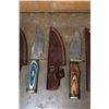 Image 3 : (150) *Brand New* Damascus Steel and Carbon Steel Fixed Blade and Folding KNIVES