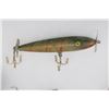 Image 5 : (7) Wood FISHING LURES from the 1920s-1950s in a Display Case