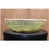 Image 5 : Big BOWL Carved from a Single Piece of GREEN BANDED ONYX