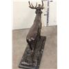Image 7 : Bronze Bugling ELK Sculpture after artist P.J. Mene, on a MARBLE Base, Weight: 21 lbs